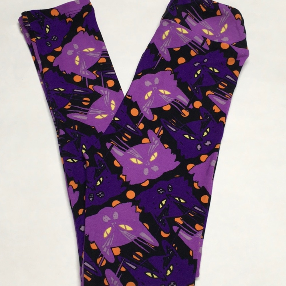 LuLaRoe kids leggings L/XL cats